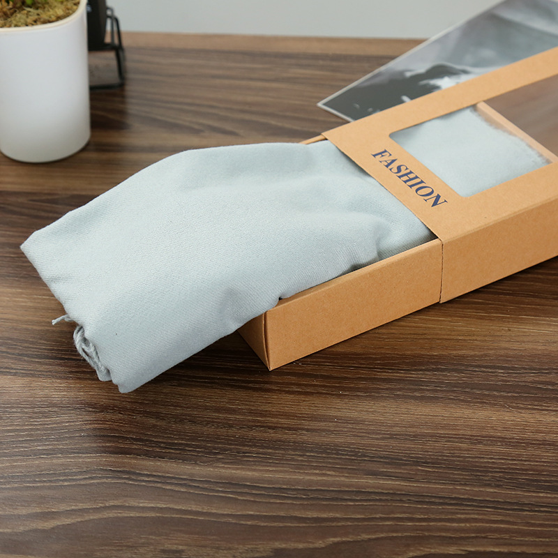 Bow decoration gift box new heaven and earth cover paper box window scarf gift box Kraft paper bag corrugated box