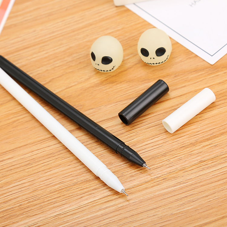 Factory direct creative stationery silicone cartoon gel pen cute funny expression student water-based sign pen