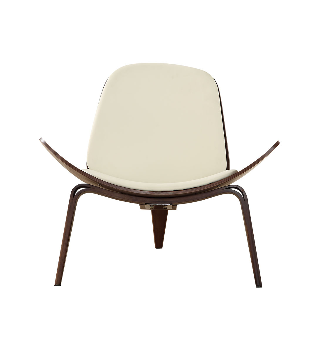 Shell Chair Curved Wood Leisure Modern Negotiation Cafe Sales Department Solid Wood Aircraft Chair Eames Factory Outlet