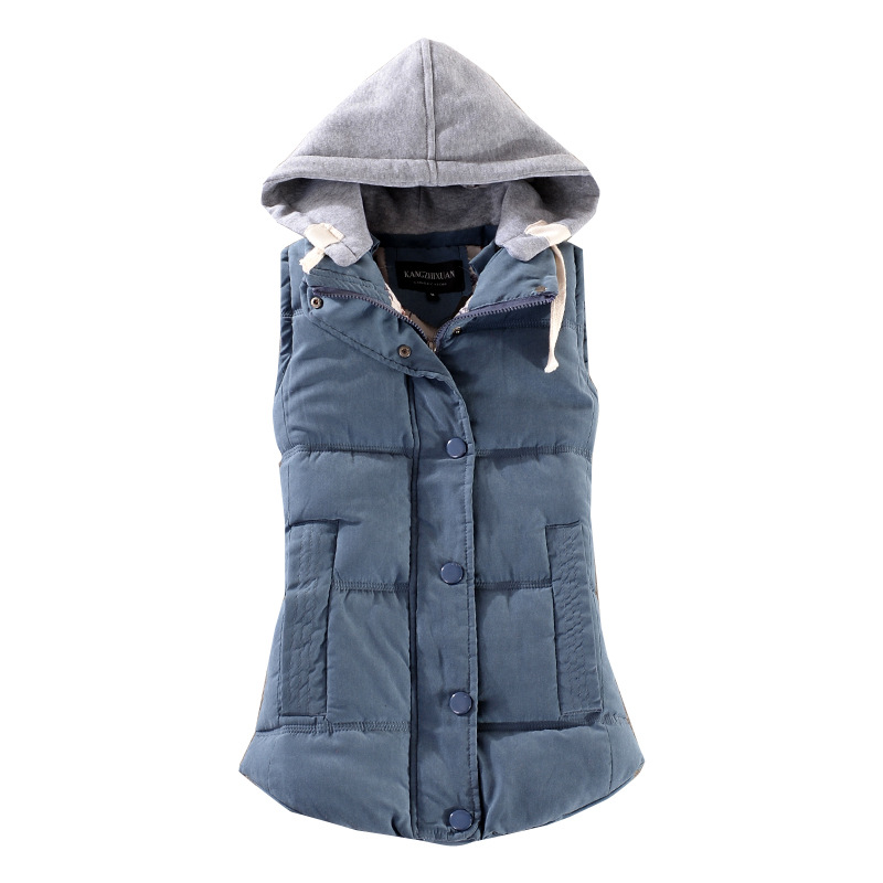 2019 Autumn and Winter New Women's Korean Style Sports Slim-fit Cotton Vest Women's Candy-colored Vest Trendy Waistcoat