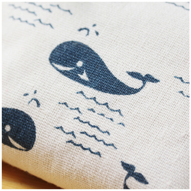 Cotton and Linen Small Fresh Retro Korean Style Coin Purse Coin Bag Simple Fashion Canvas Cartoon Key Bag Card Bag