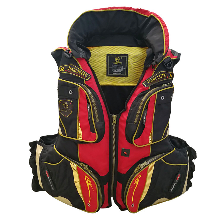 Convenient Multi-Pocket Rocky Fishing Vest Swimming Surfing Sports Life Jacket Detachable Buoyancy Life Jacket for Adults