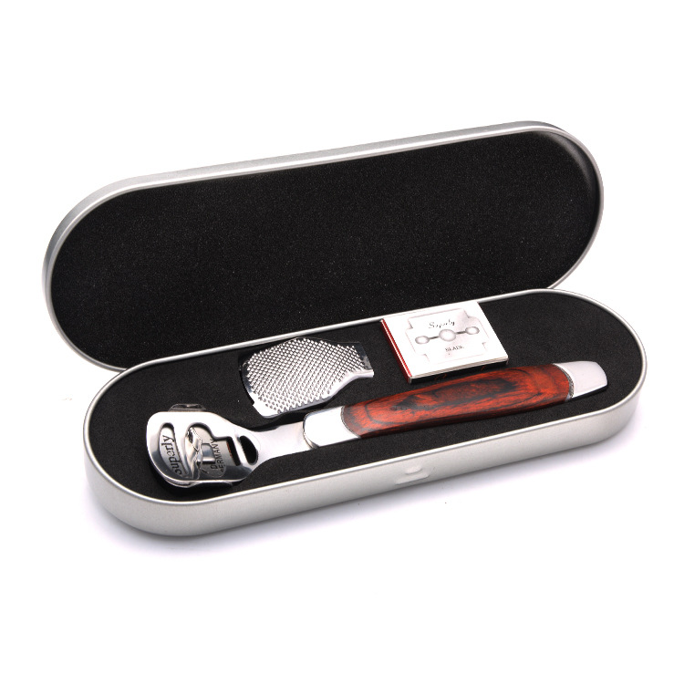 Factory direct supply pedicure knife to remove dead skin scraping knife stainless steel Shaver foot knife innovative pedicure Shaver foot skin tool