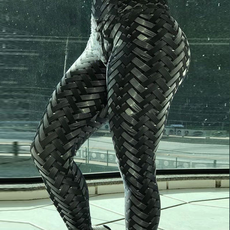 Europe and the United States wish cross-border ebay explosions Woven Digital printing women's yoga pants yoga clothing women's pants leggings