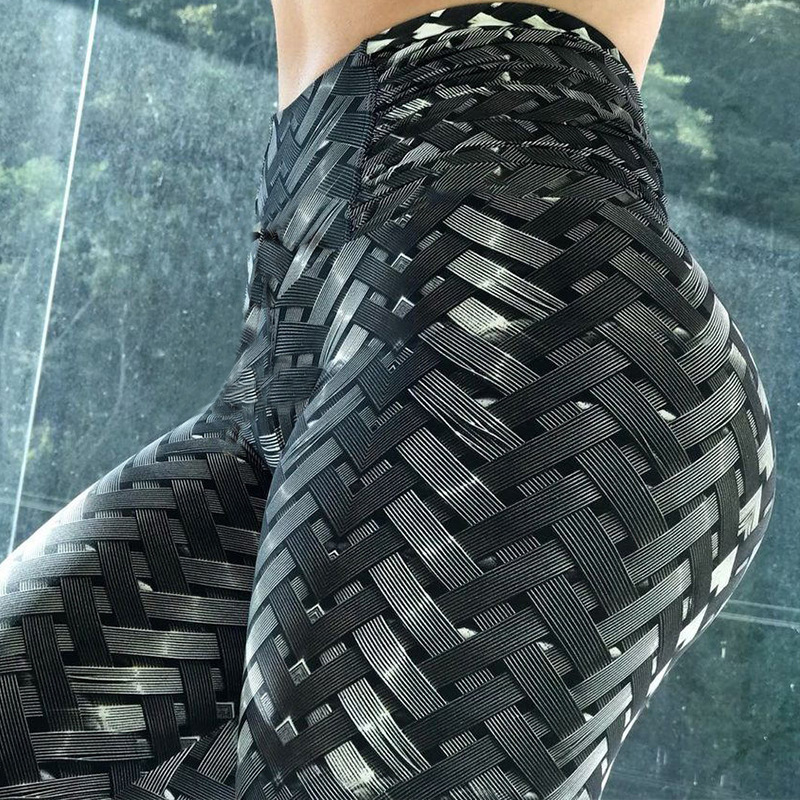 Europe and the United States wish cross-border ebay explosions Woven Digital printing women's yoga pants yoga clothing women's pants leggings