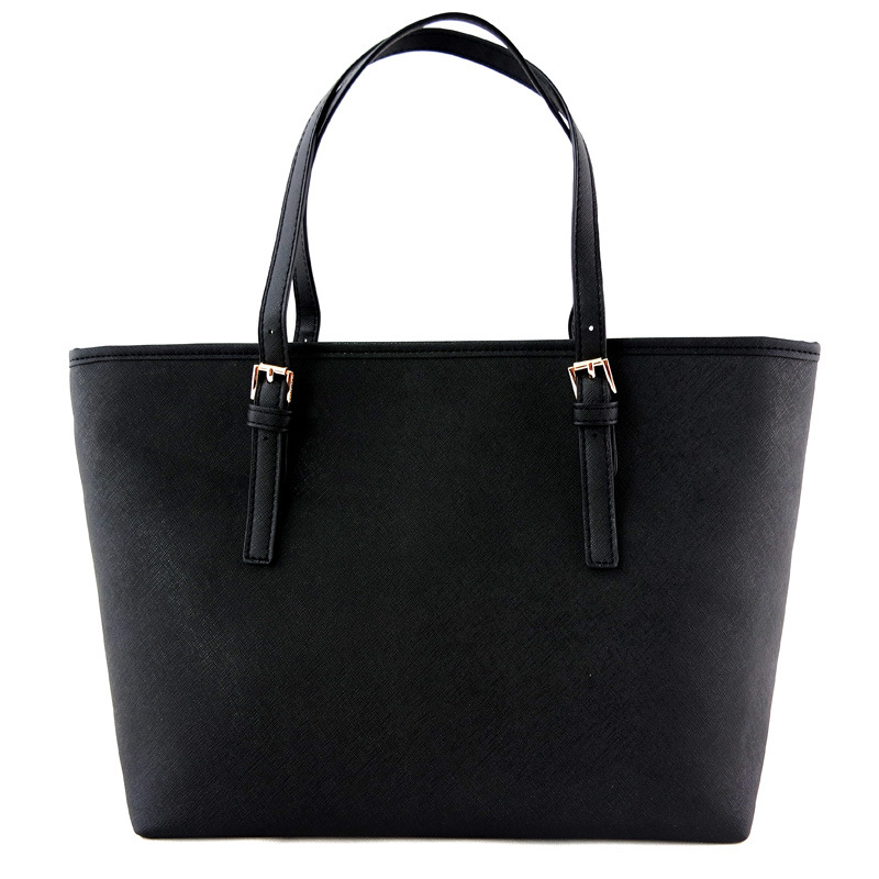 Large Capacity Black PU Women's Bag 2023 New Fashion Handbag Shoulder Bag Women's Bag Shopping Bag