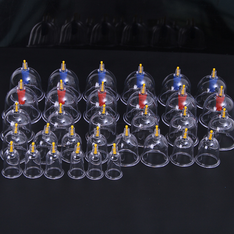 Factory direct sales Kang Zhuci household 32 cans of pumping vacuum cupping padded magnetic therapy full set of explosion-proof cupping