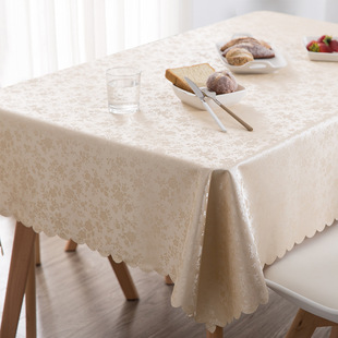 Cross-border European-style Waterproof Tablecloth Anti-scalding Anti-oil Disposable Dining Tablecloth Household Tablecloth Rectangular Coffee Table Tablecloth