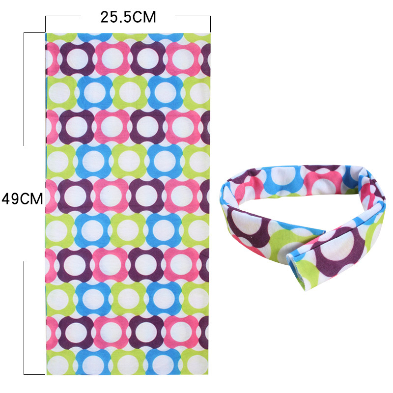 Concave-convex outdoor UV protection headscarf multi-functional seamless magic multi-style optional AT8721