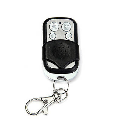 433MHz wireless copy remote control metal four-button garage door roll gate copy code remote control