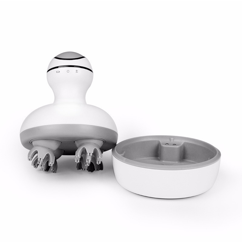 卸売り頭部マッサージ器充電7級防水電動3d頭皮マッサージ器多機能頭部理学療法器|undefined