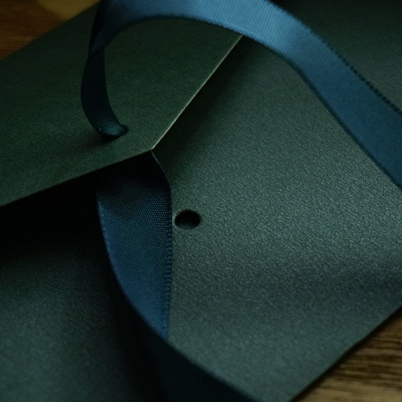 Mu Guang Advanced Sense Retro Creative Color Thickened Large Bowknot Pearl Paper Special Paper Envelope Wholesale