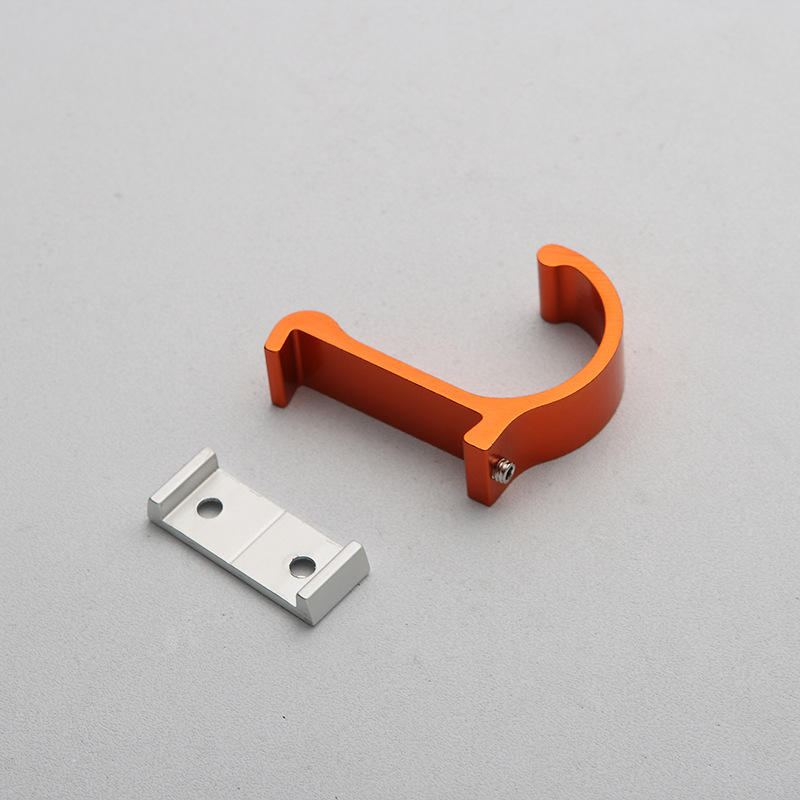 Owen Space Aluminum Colorful Creative Hook Coat Hook Clothes Hook Door Rear Clothes Hook Solid Single Hook Hook