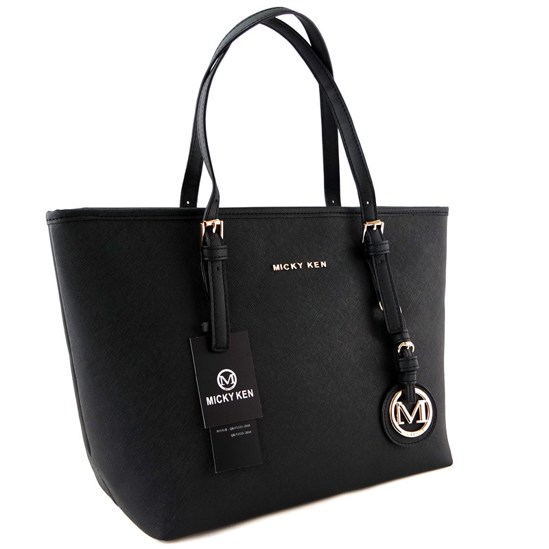 Large Capacity Black PU Women's Bag 2023 New Fashion Handbag Shoulder Bag Women's Bag Shopping Bag