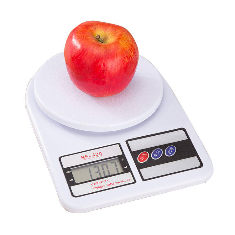 SF400 kitchen electronic scale household food baking medicine jewelry weighing gram scale 10kg gift electronic scale