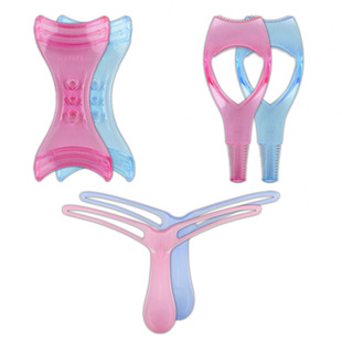 Three-generation thrush artifact thrush stereoscopic thrush card one-word eyebrow straight eyebrow natural eyebrow auxiliary beauty tool