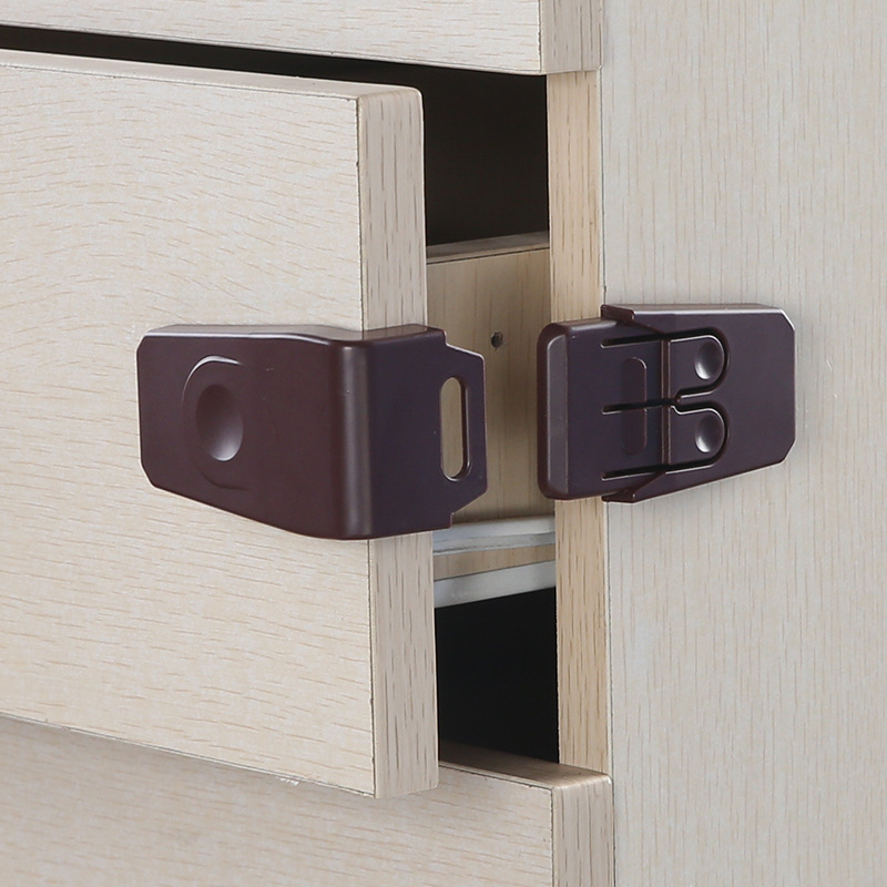 Multifunctional Corner Drawer Lock Children Safety Lock Baby Baby Protection Lock Right Angle Lock Baby Lock Children's Products