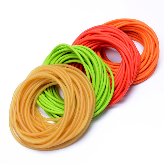 High rebound round rubber band 50 m 1745 1842 traditional slingshot rubber band set outdoor durable latex tube accessories