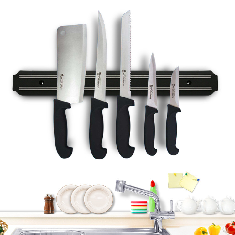 Punch-free Knife Holder Kitchen Rack Magnetic Knife Holder Wall-mounted Magnetic Knife Holder Magnetic Suction Kitchen Tools Tableware