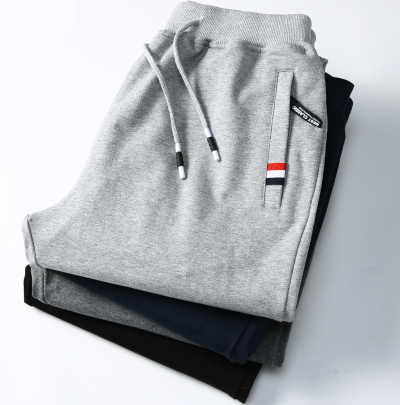 Cross-border trendy youth autumn men's cotton sweatpants casual sports ankle-length pants Amazon manufacturer