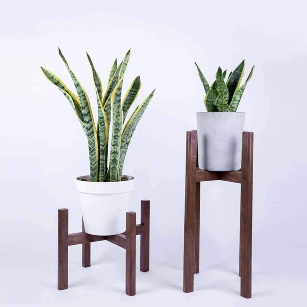 Nordic flower rack simple solid wood balcony desktop small indoor mini green basket flower pot bracket solid wood flower rack wholesale