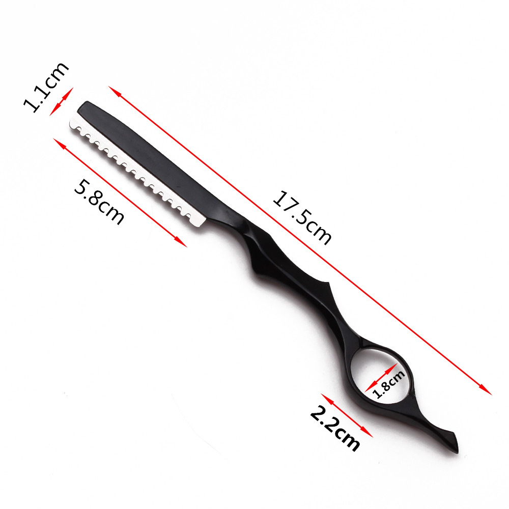 Zilong haircutting knife Stand +10 blade hairdressing thin knife paint 8 color optional manual scraper foreign trade Wholesale