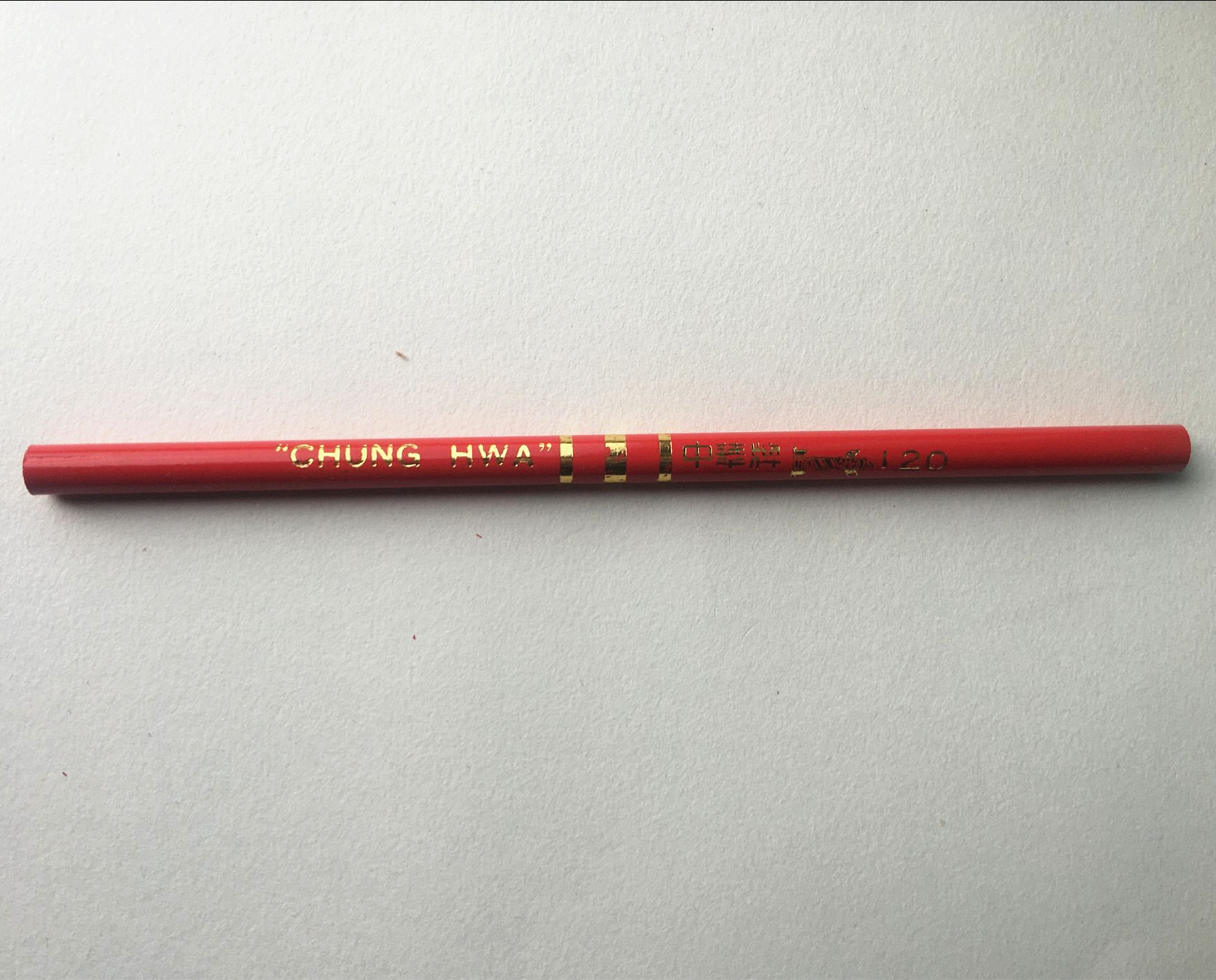 China brand 120 special pencil all red pencil round pole pencil construction pay-off mark red pencil