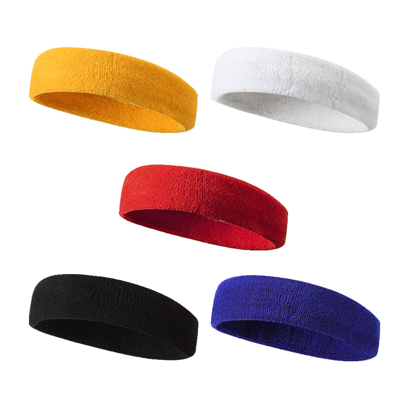 Sports Hair Band Running Sweat Band Basketball Headband Fitness Yoga Sweat Band Children's Antiperspirant Band Knit Belt Wholesale