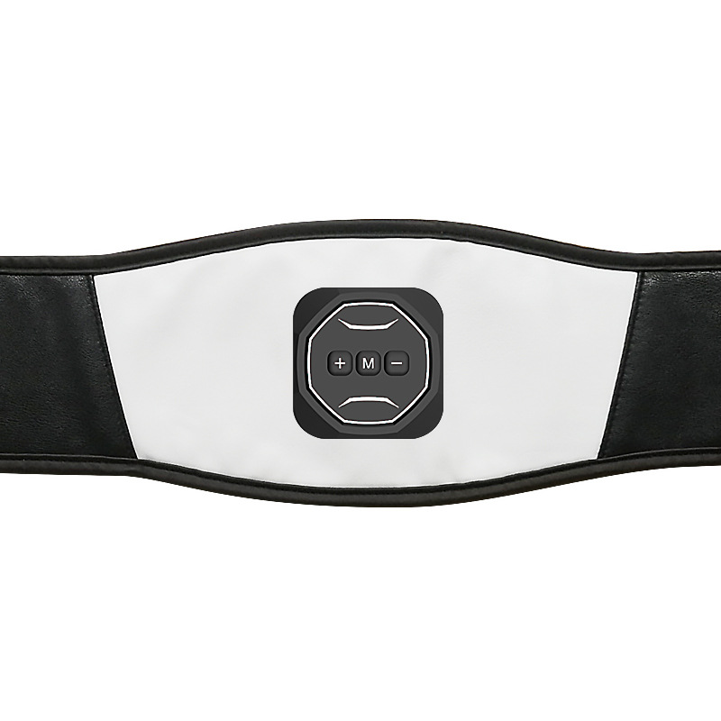 Cross-border EMS abdominal fitness instrument muscle fitness machine fat-throwing abdominal machine lazy massage instrument PU leather belt abdominal belt
