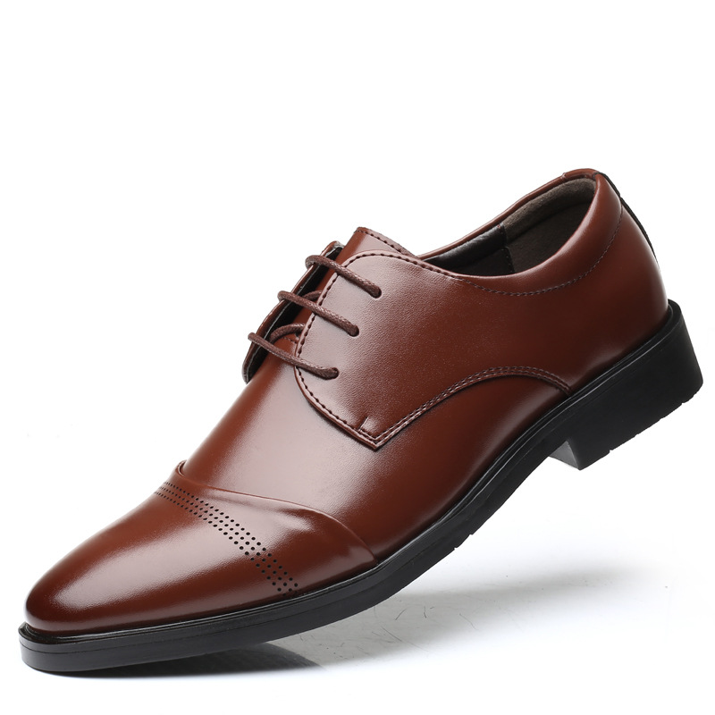 A generation of Wenzhou leather shoes men's large size business formal men's shoes creative trend fashion foreign trade shoes men's single
