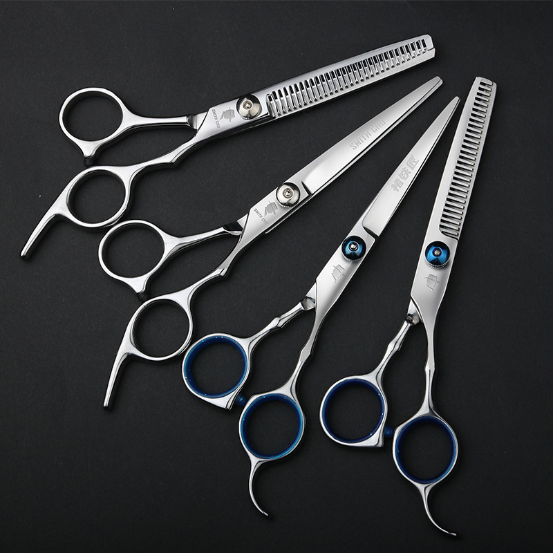 Chu Blacksmith Barber Scissors Set Children's Hairdressing Scissors Flat Scissors Teeth Scissors Thinning Scissors Foreign Trade Best-selling Household Scissors