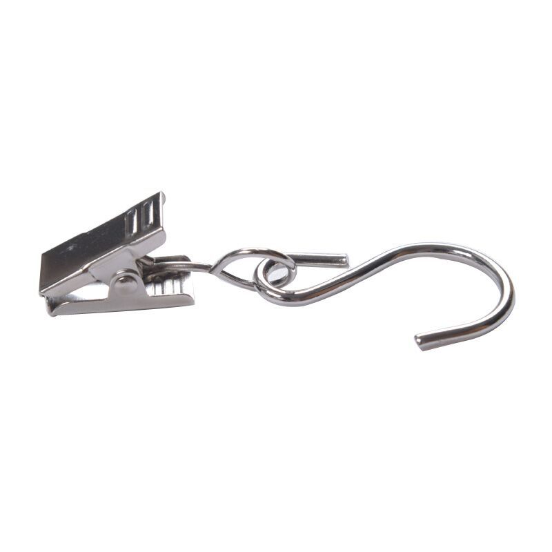S hook + clip [silver]]