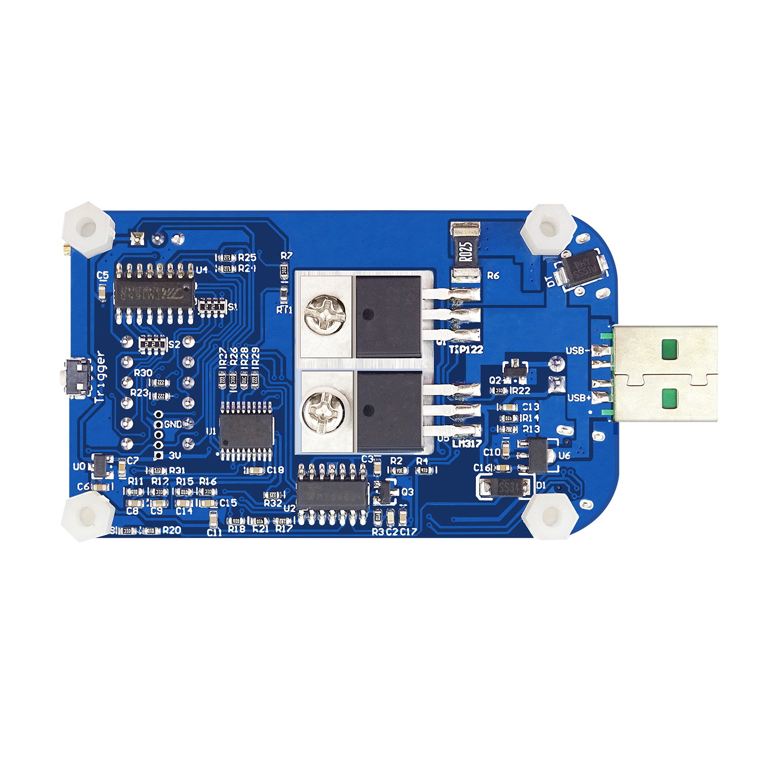 Ruideng USB electronic load voltage flow meter fast charge tester triggers AFC FCP QC3.0 2.0 decoy