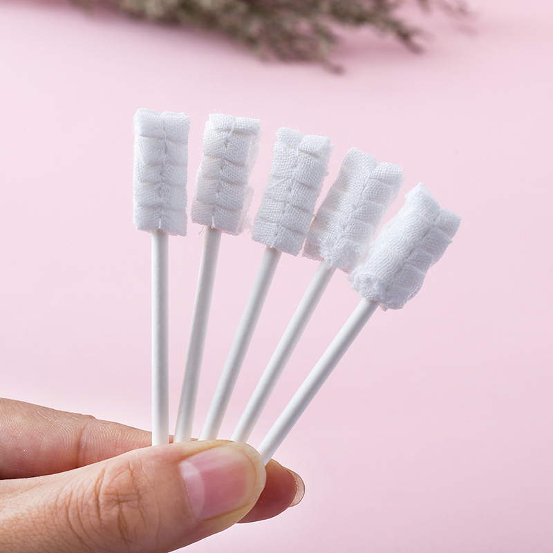 Baby Oral Cleaner Newborn Gauze Cotton Stick 0 -- 1 Year Old Baby Toothbrush Baby Tongue Coating Wash Artifact