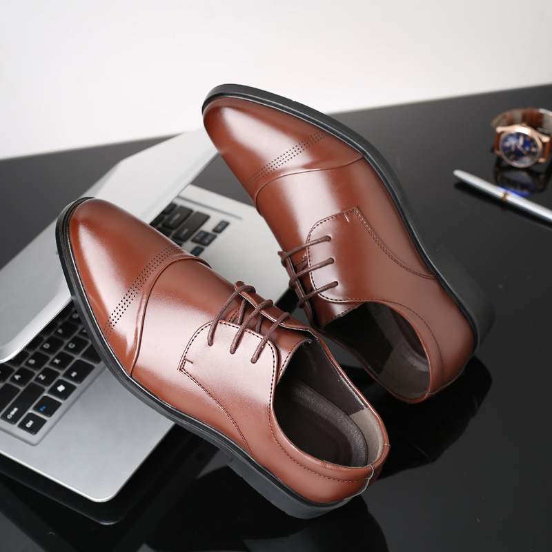 A generation of Wenzhou leather shoes men's large size business formal men's shoes creative trend fashion foreign trade shoes men's single