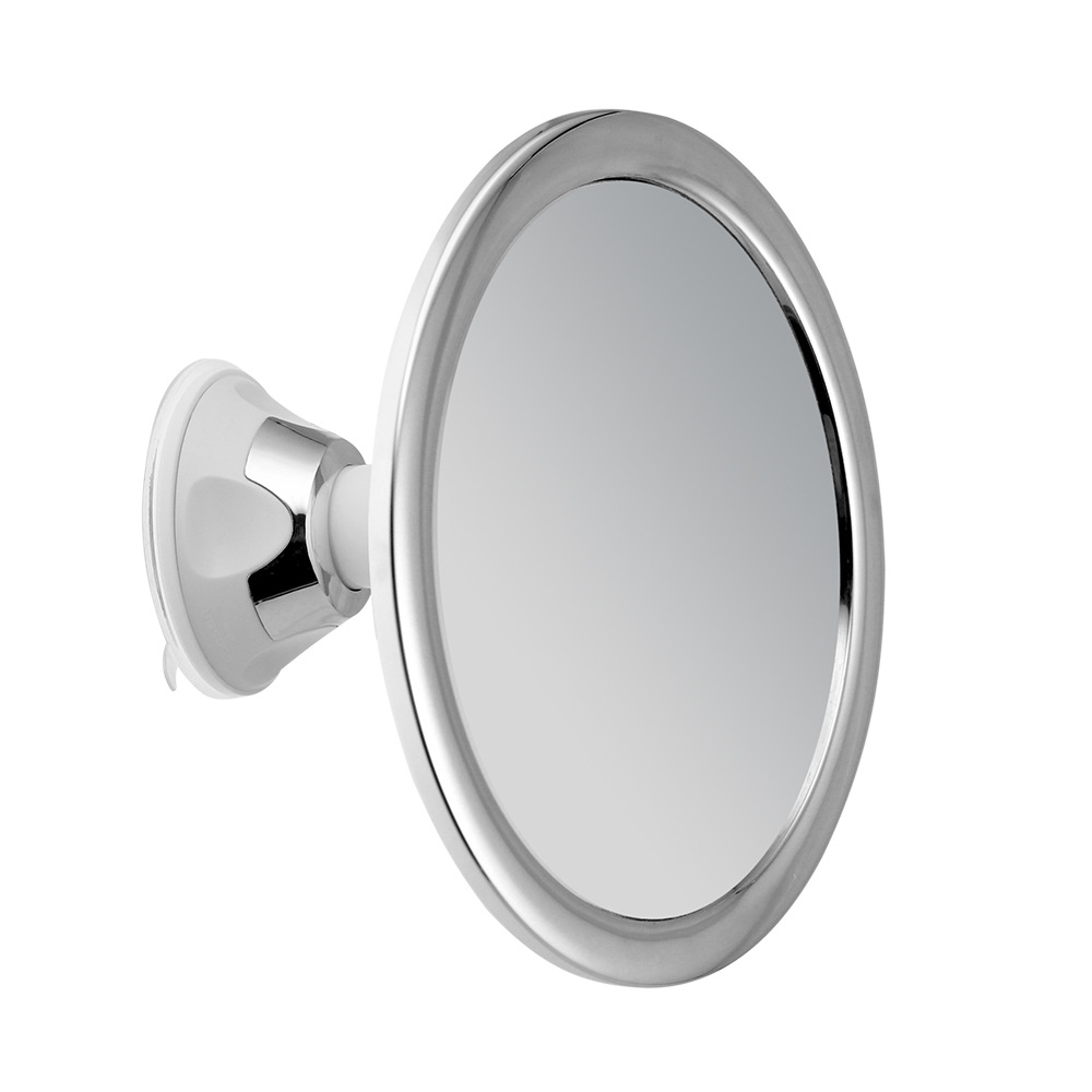360 degree rotating suction cup bathroom anti-fog mirror silver plating beauty mirror shaving makeup mirror Amazon hot sale