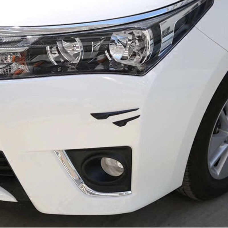 Car modification anti-collision strip spoiler strip deflector multi-use front bumper rearview mirror door anti-collision strip 8 pieces