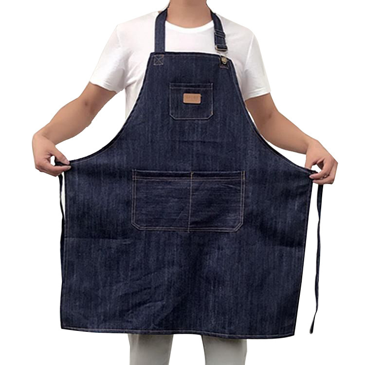 理髪カウボーイエプロン現物卸売り水洗い可能ロゴ労働保険服作業服新型カウボーイエプロン|undefined