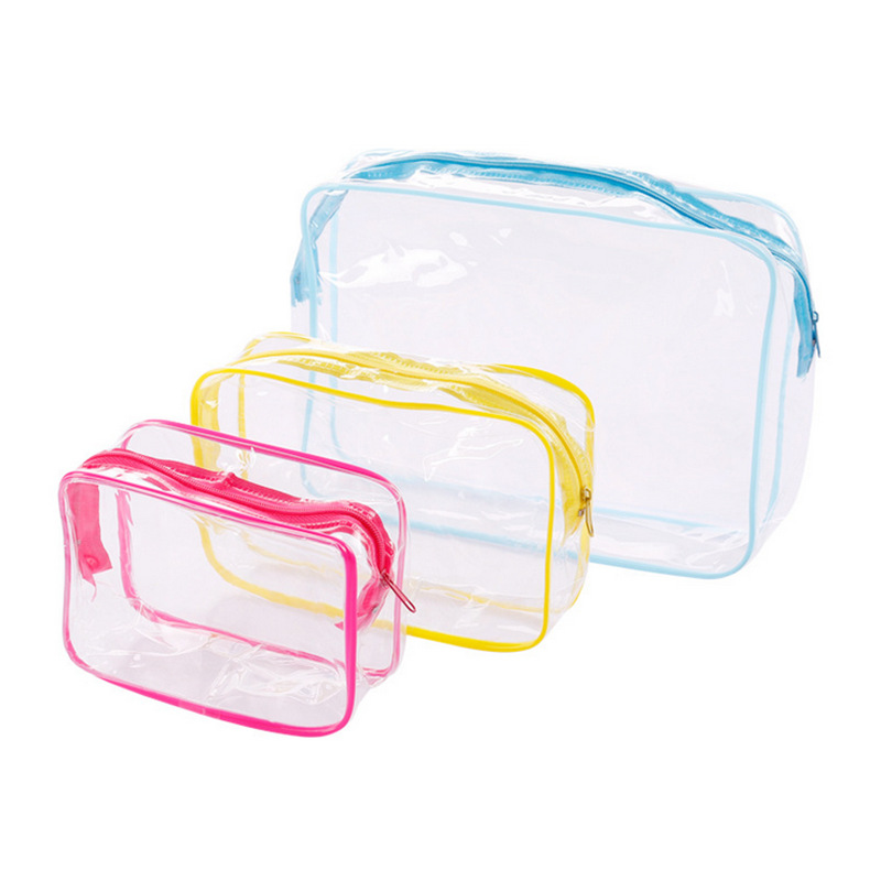 Outdoor Thickened PVC Cosmetic Bag Transparent Toiletry Bag Travel Storage Bag Portable Waterproof and Dustproof Storage Toiletry Bag