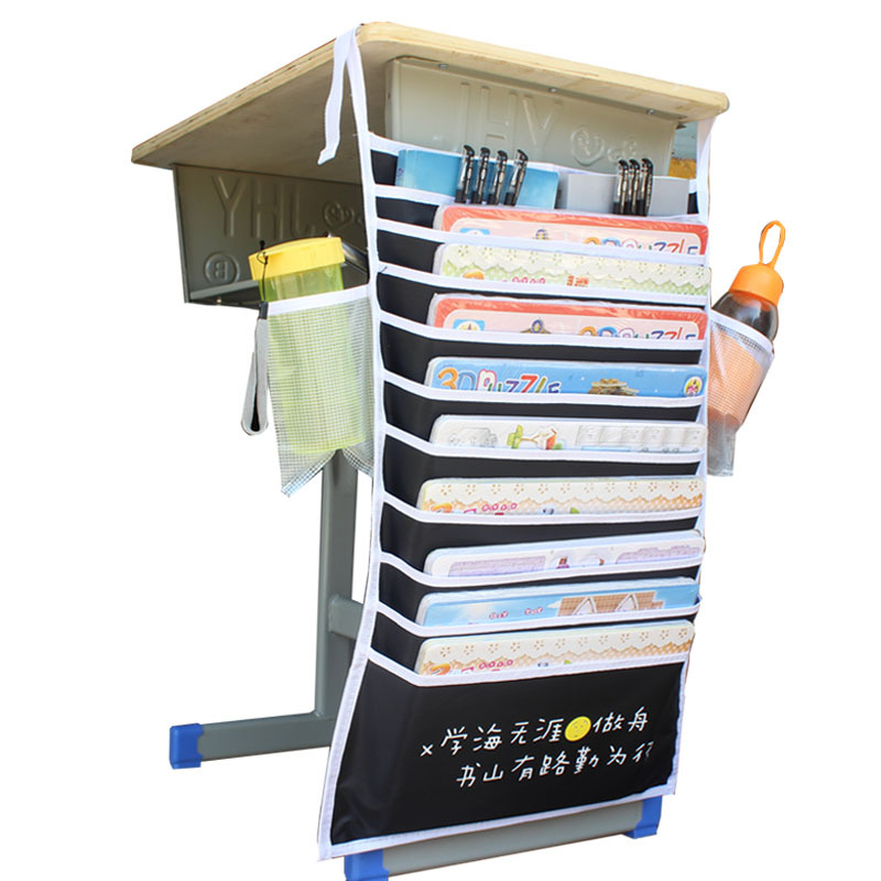 Book bag Book hanging bag, desk storage bag, Student Book hanging bag, desk storage bag, desk machine book stand