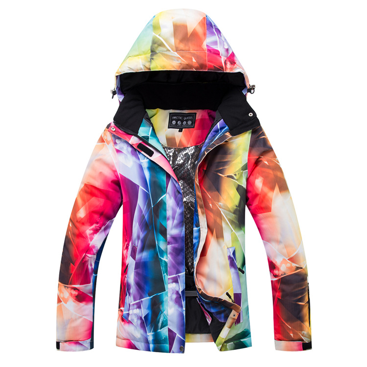 New Ski Suit Women's South Korea Snowboard Double Ski Suit Jacket Warm Thickened Outdoor Fashion