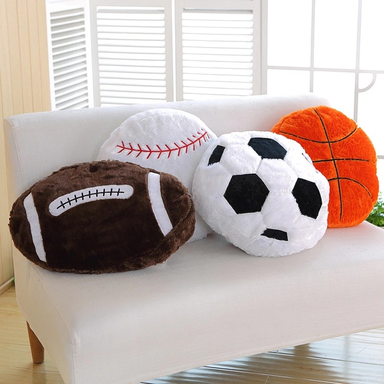 Creative Football Pillow Simulation Basketball Plush Toy Pillow Gift Cushion Doll Cushion Doll Doll Wholesale