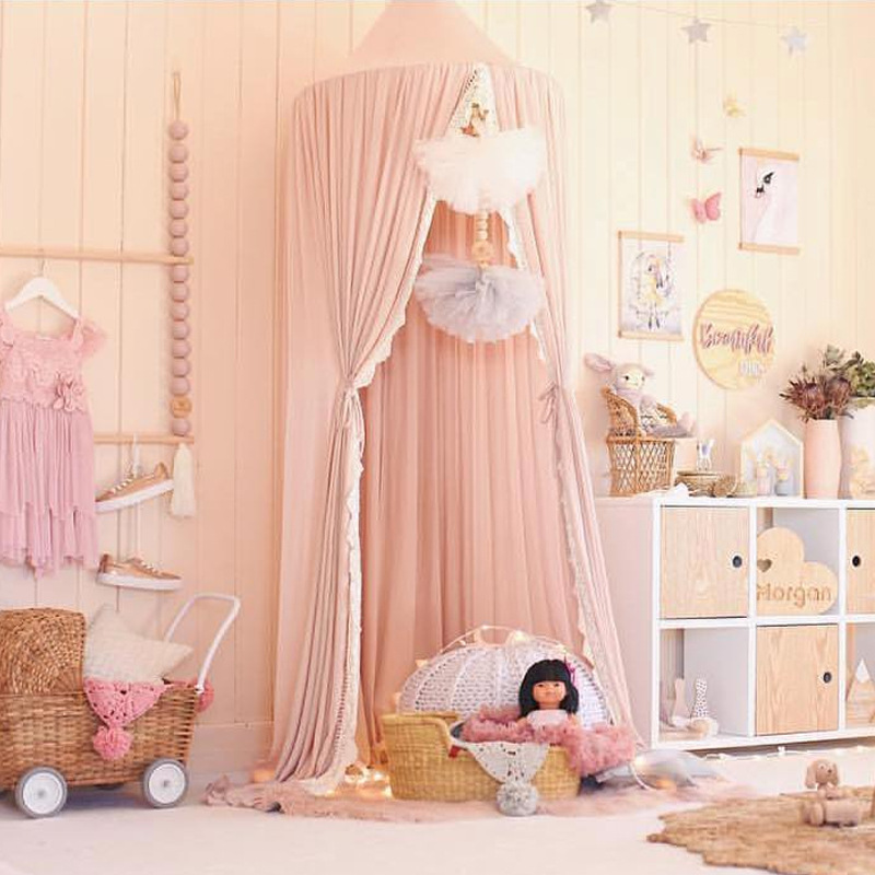 Chiffon Lace Nordic Style INS 23 Years New Children Tent Simple Hot Selling Baby Mosquito Net Home Decoration