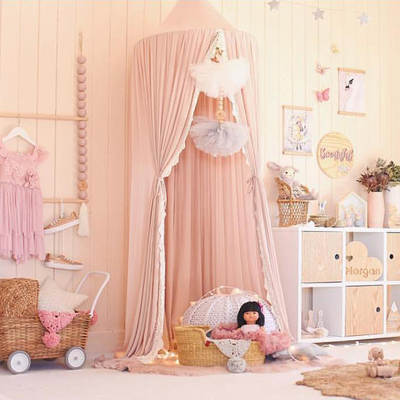 Chiffon Lace Nordic Style INS 23 Years New Children Tent Simple Hot Selling Baby Mosquito Net Home Decoration