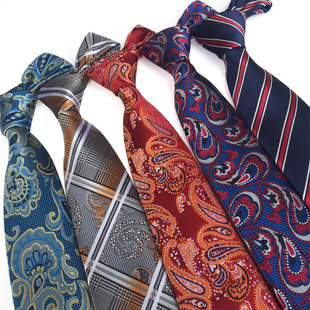 Source Factory Hot Jacquard Fabric Tie Men's Dress Business Suit Accessories Tie Wholesale