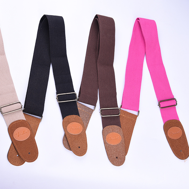Guitar Universal Strap Electric Guitar Strap Leather Head Guitar Strap Musical Instrument Strap Strap Back Strap