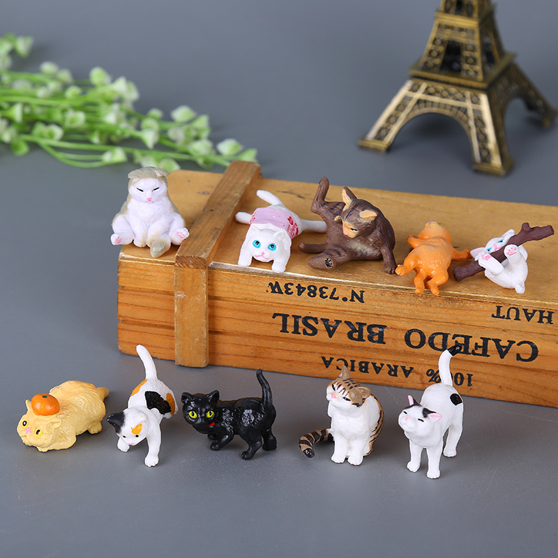 Милая кукла, украшение, игрушка, котенок, кот, микро пейзаж, подарок на день рождения, оптовые продажи
