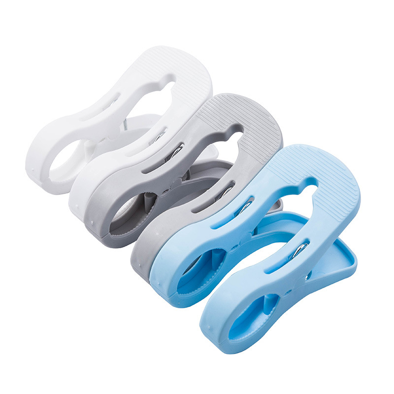 Household large clothes clip quilt drying clip windproof clip multi-functional fixed plastic clothes clip quilt drying clip