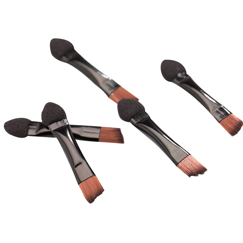 Factory direct oblique eyebrow brush black eye shadow brush eye brush beauty tools