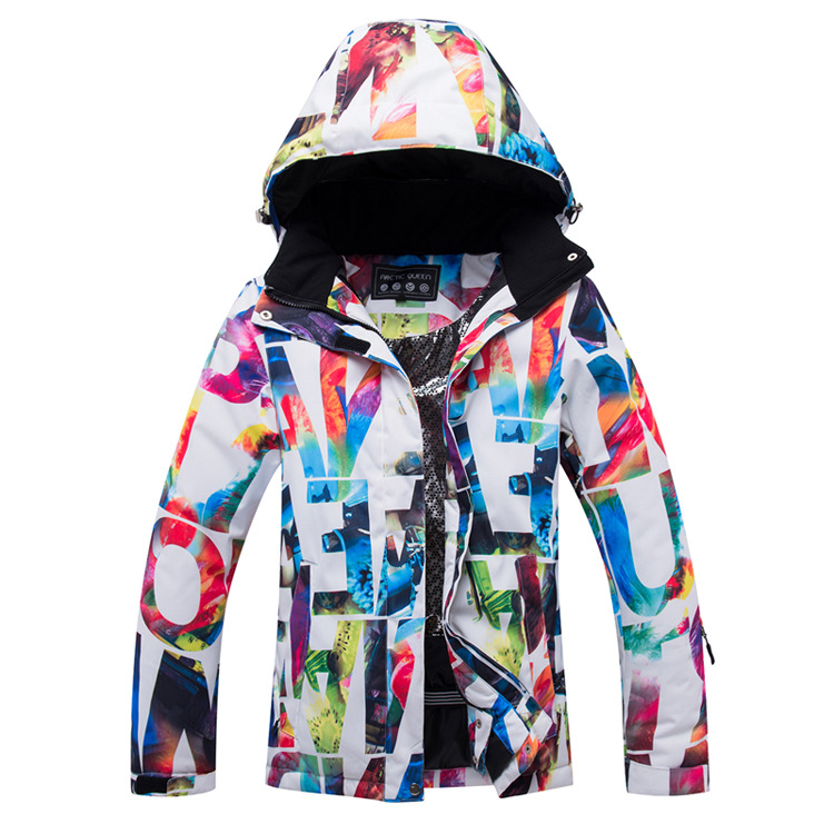 New Ski Suit Women's South Korea Snowboard Double Ski Suit Jacket Warm Thickened Outdoor Fashion